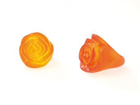 Ring Rose orange (73F) Gr.56 transparent Gr.56/19