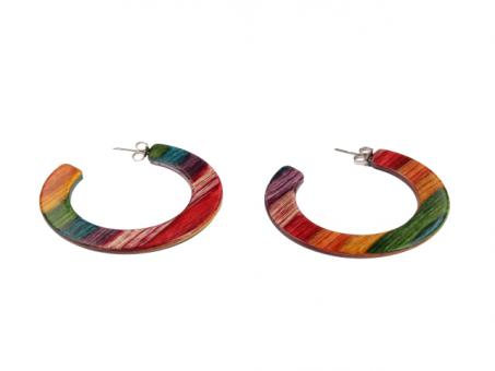 Teekri Ohrring Classico Hoops rainbow 