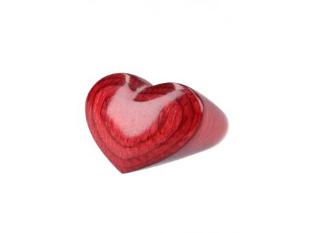 Teekri Ring Amour deep red cherry  Gr.10 